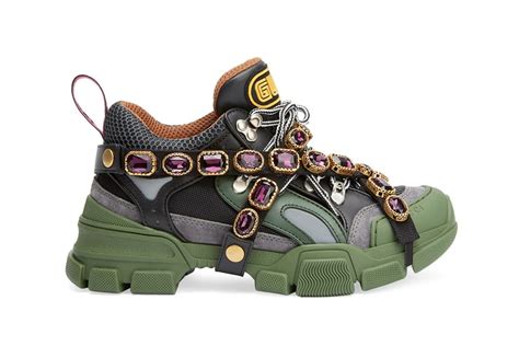 new gucci chunky shoe|gucci jeweled sneakers price.